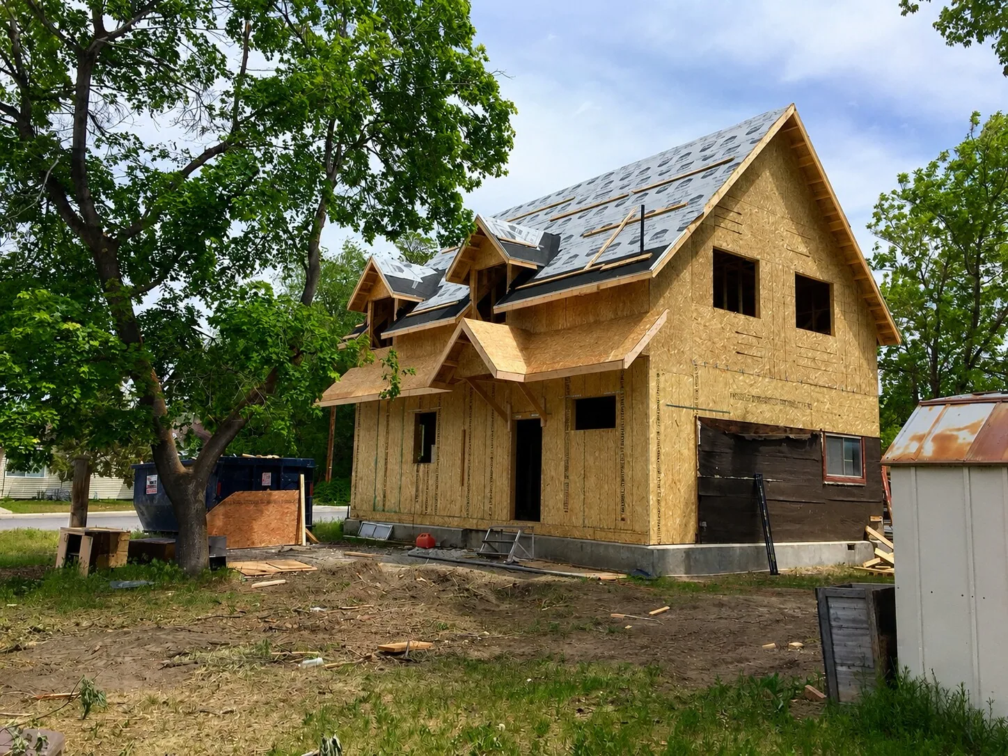 Lighthouse Remodel framing progress by JMO Custom Construction