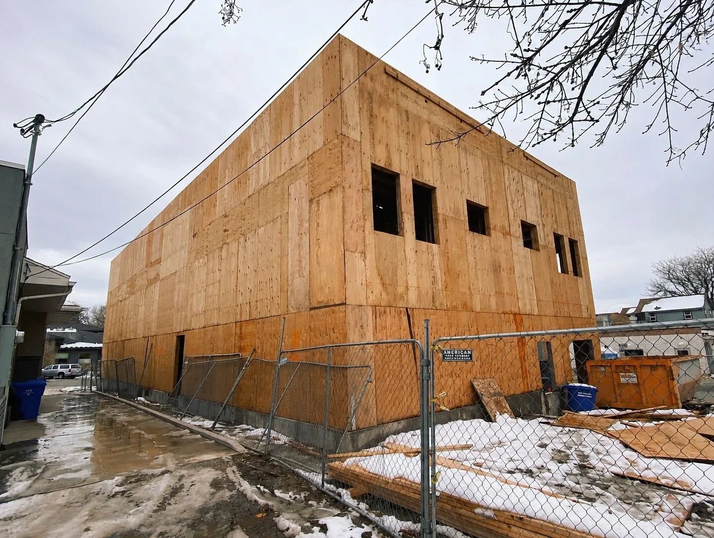Tree House apartment and office building framed by JMO in Sugar House, Utah